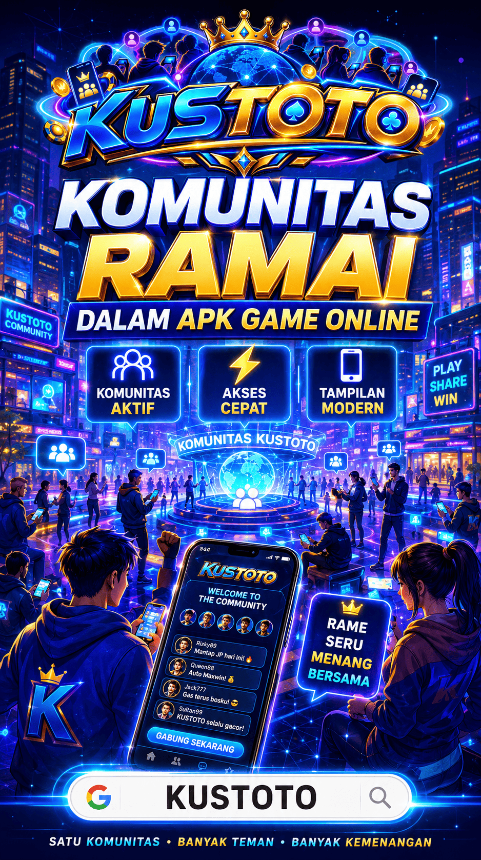Pratinjau antarmuka KUSTOTO — aplikasi APK resmi Android v2.0.3